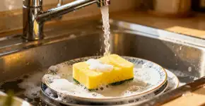 Lavar louça na mão gasta muito mais água do que você imagina