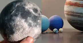 Loja faz planetas e satélites do sistema solar para decoração