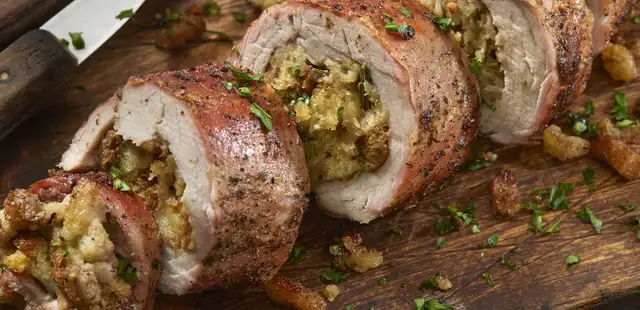 Lombo de porco recheado para impressionar os amigos!