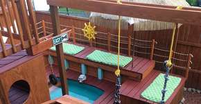 Pai de família passa 2 anos construindo mansão para cães