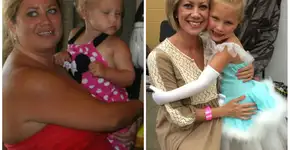 Mulher decide fazer dieta drástica após não se reconhecer em foto de família