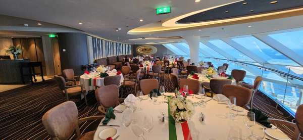 Restaurante exclusivo para passageiros do MSC Yatch Club 