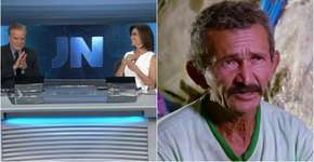 Chico Pinheiro encerra ‘JN’ batendo palmas para catador de lixo