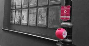 Lixeira feita de chiclete reciclado reduz descarte na rua