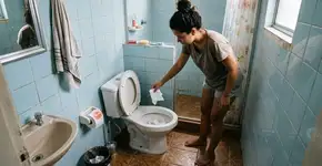 Eu entendi tarde demais por que o papel higiênico não deve ser jogado dentro do vaso sanitário
