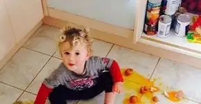 Crianças arteiras: perfil reúne fotos divertidas dos pequenos aprontando