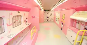 Foto: (Divulgação/West Japan Railway/Sanrio Co. Ltd)