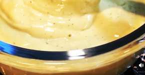 Maionese sem ovo, cheia de proteína e pronta em 10 minutos