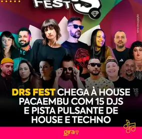 Duas pistas ligadas. 15 DJs em rotação máxima. ⚡ No...