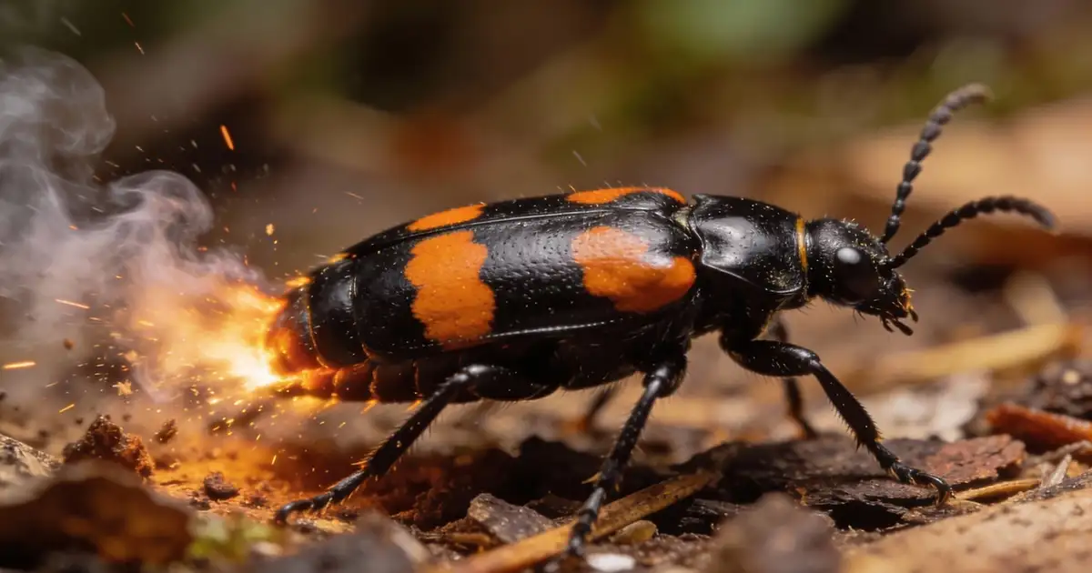 O próprio lança chamas da natureza: esse animal possui uma mecânica de defesa e ataque imbatível