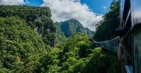 Trem entre Curitiba e Morretes ganha vagão com varanda panorâmica
