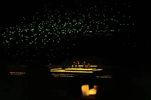 'DroneArt Show' vai te encantar com um show de luzes