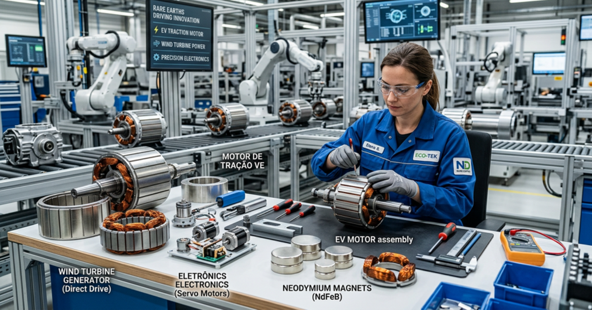 🌍 Corrida do Neodímio: China libera reservas e abala cadeia dos EVs