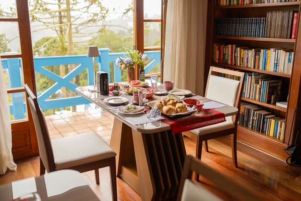 Café da manhã do do Vila Grega Hotel