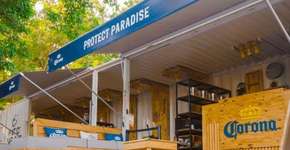 Cervejaria instala pontos de coleta de plásticos em Noronha e Trancoso