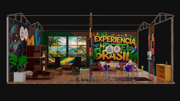 Experiência Hostel no Salão Nacional do Turismo