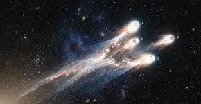 O Telescópio Espacial Hubble está rastreando os quatro fragmentos gelados do Cometa C/2025 K1 (ATLAS) enquanto eles viajam pelo espaço, enquanto um atraso intrigante de 48 horas no aumento do brilho está forçando os teóricos da Universidade de Auburn a repensar todas as suas hipóteses sobre a linha do tempo de sua desintegração