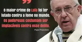 Fake News: Papa Francisco não falou essa frase sobre Lula
