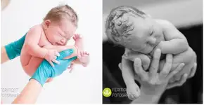 Fotógrafa registra como bebês ficam nas barrigas de suas mães