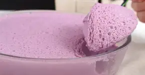 Creme de noviça ou gelatina espumada