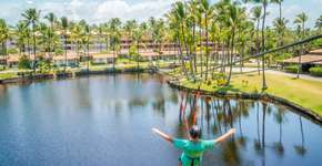 Resort no sul da Bahia tem tirolesa à beira-mar