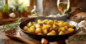 Batata ao alho combina com tudo mas tem gente errando na hora de fritar e saindo mole