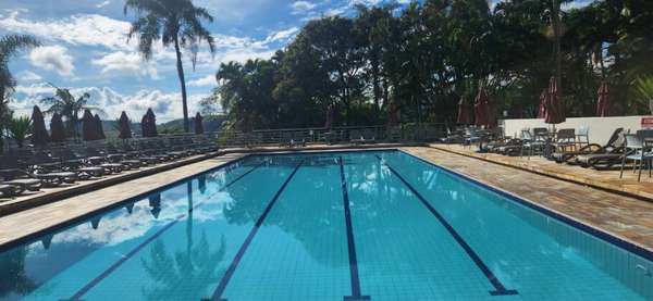 Piscina principal do Grand Hotel Resort Serra Negra