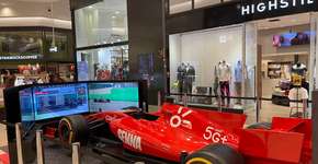 Shopping SP Market traz simulador de Fórmula 1 para visitação gratuita