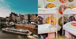 Fiquei em um hostel SÓ para mulheres em Amsterdã