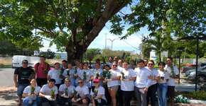 Funcionários de hotel em Manaus plantam 200 mudas de árvores