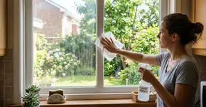 Aplique vinagre branco e papel toalha nos vidros da janela: por que isso é recomendado e para que serve