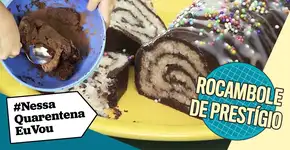 ROCAMBOLE DE PRESTÍGIO | É pra se acabar de chocolate e coco
