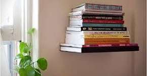 Aprenda a fazer uma estante de livros flutuante