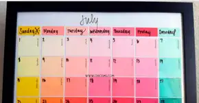 10 calendários diferentes que você pode fazer em casa