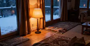 Abaixe as persianas e feche as cortinas em casa às 17h30