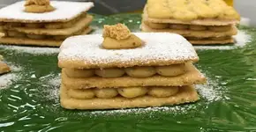 Aprenda a fazer o folhado de paçoca da Ana Maria Braga