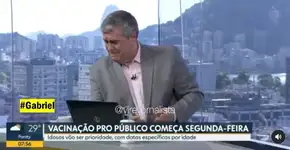 Jornalista da Globo chora ao noticiar início da vacinação da covid no Rio