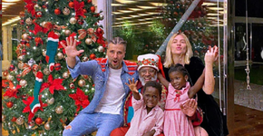 Famosos compartilham imagens da noite de Natal