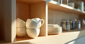 Japoneses descobriram jeito genial de organizar xícaras sem quebrar nenhuma e virou febre