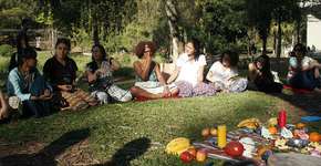 Encontro de mulheres resgata relação do feminino com a natureza