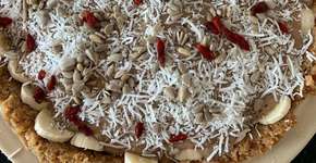 Receita de torta de primavera com grãos germinados