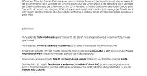 Grupo Axial  se apresenta no Sesc Consolação