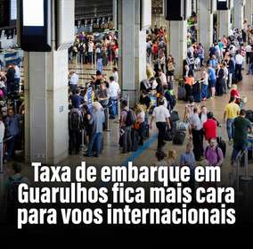 ✈️ Desde 15 de janeiro, a taxa de embarque para...