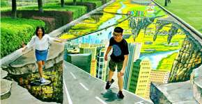 A maior arte de rua 3D da história  