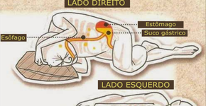 Dormir sobre o lado esquerdo ajuda a melhorar a digestão