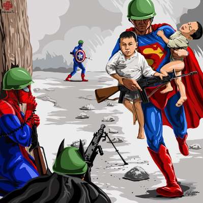 As ilustrações mostram a infância que todas as crianças deveriam ter (Reprodução/Gunduz Aghayev)