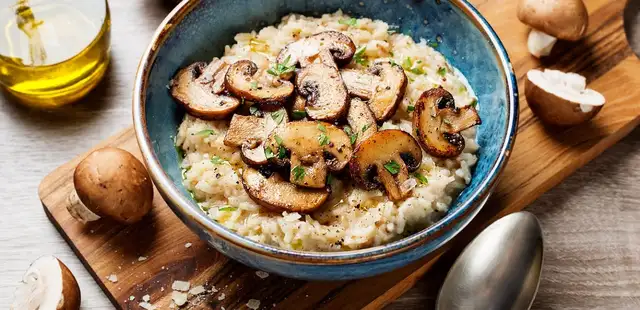 O melhor risoto de cogumelos