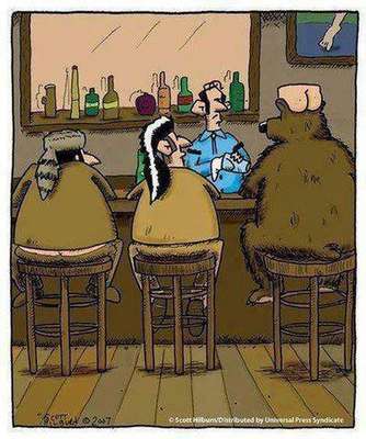 Desenhos fazem crítica da relação homem/animal (Imagem: Divulgação)